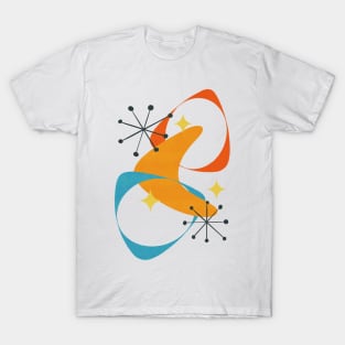 Retro Mid Century Atomic Space Age Abstract 20 T-Shirt